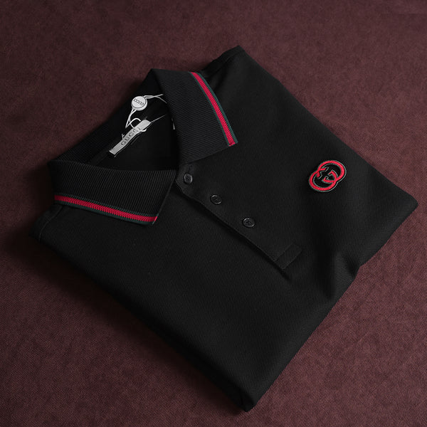 Gravity Black Polo T-Shirt