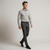 Gravity Men Dress Shirt Grey
