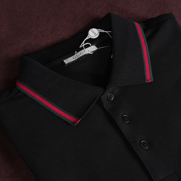 Gravity Black Polo T-Shirt