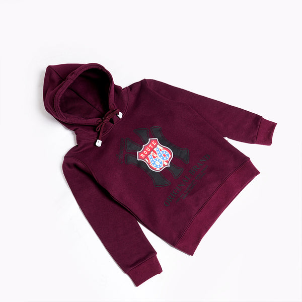 Boys Maroon Hoodie