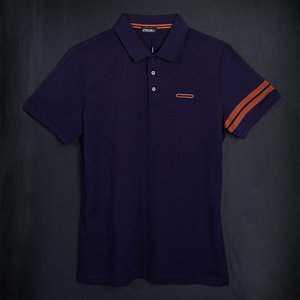 Gravity Blue Polo T-Shirt