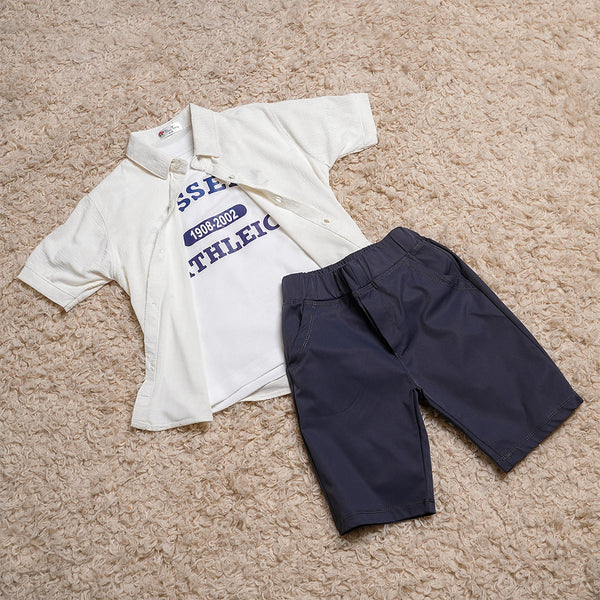 Boys Double Shirt & Short Set