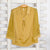 Women's Mustard Collar Neck Casual Top