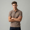 Gravity Men's Light Brown Polo T-Shirt