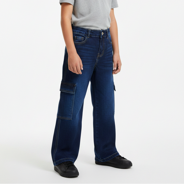 Boys Dark Blue Jeans