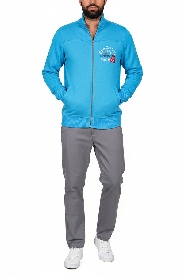 Sky Blue Zipper