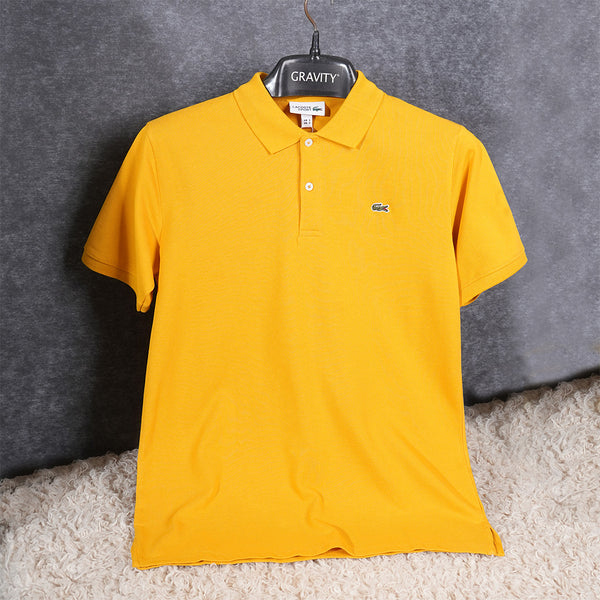 Gravity Men's Yellow Polo T-Shirt