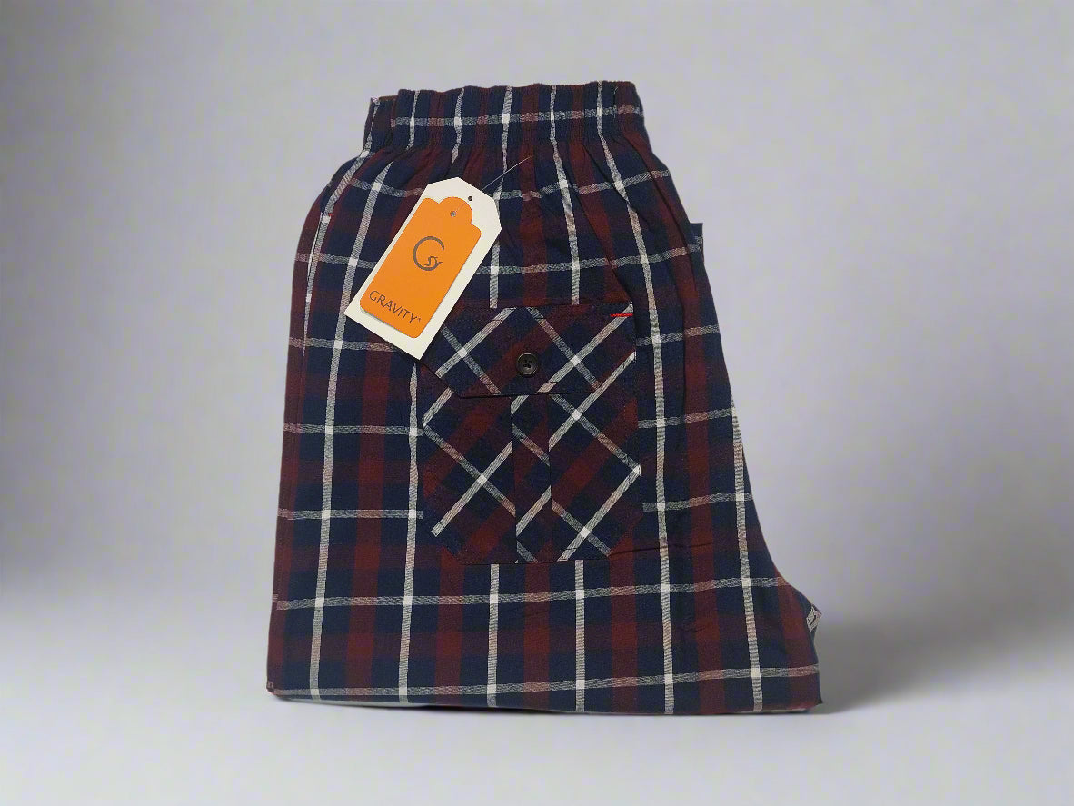 Men Check Trouser