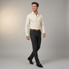 Gravity Men Dress Shirt Off White