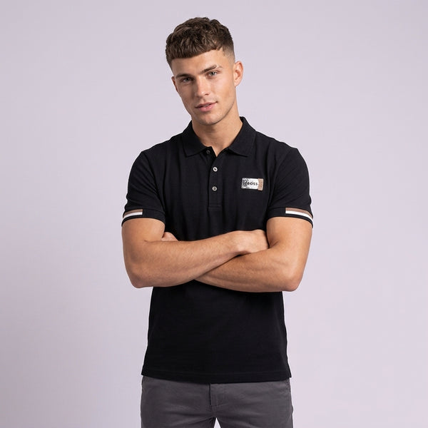 Gravity Black Polo T-Shirt