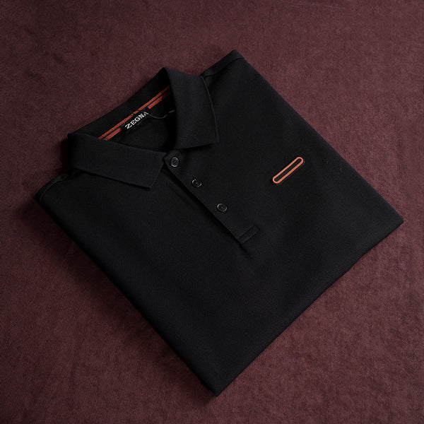 Gravity Black Polo T-Shirt