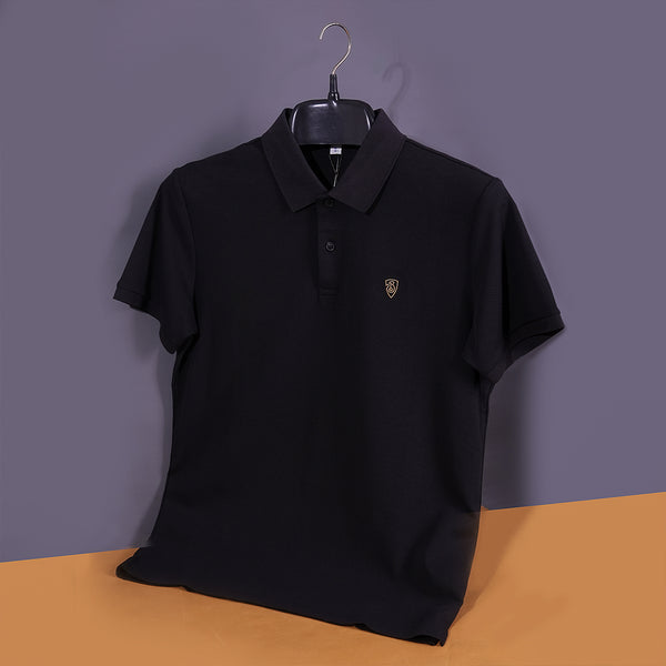 Gravity Black Polo T-Shirt