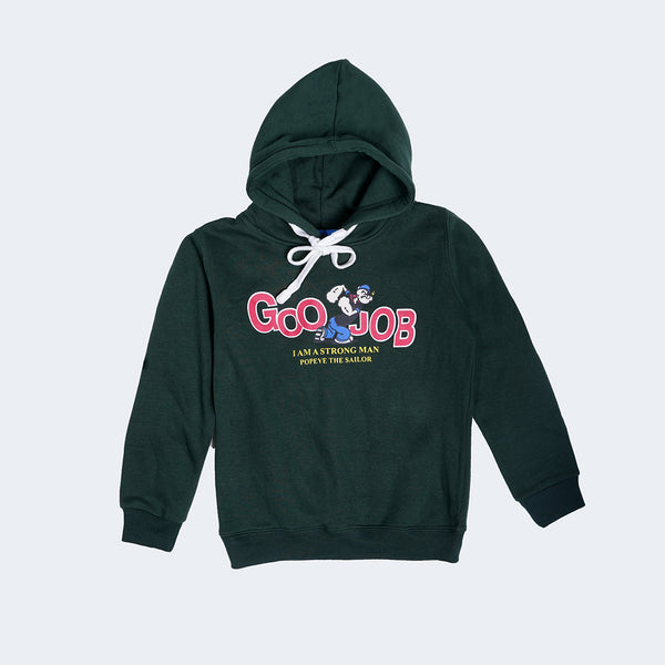 Boys Green Hoodie