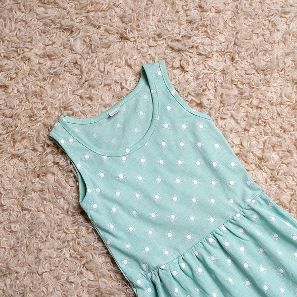 Girls Sea Green Frock