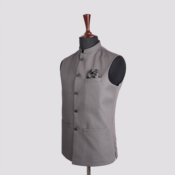 Gravity Men Waist Coat Grey