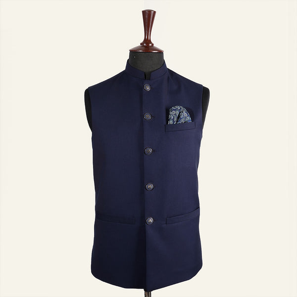 Gravity Men WaistCoat Blue