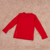 Boys Red Full Sleeves T-Shirt