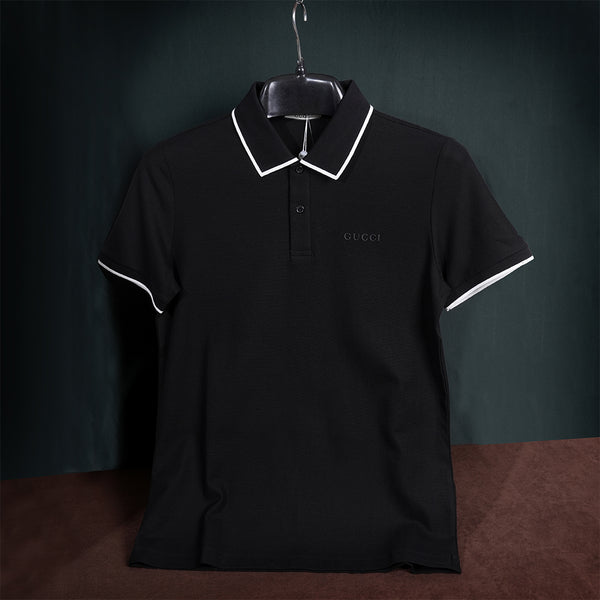 Gravity Black Polo T-Shirt