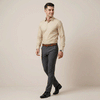 Gravity Men Dress Shirt Beige