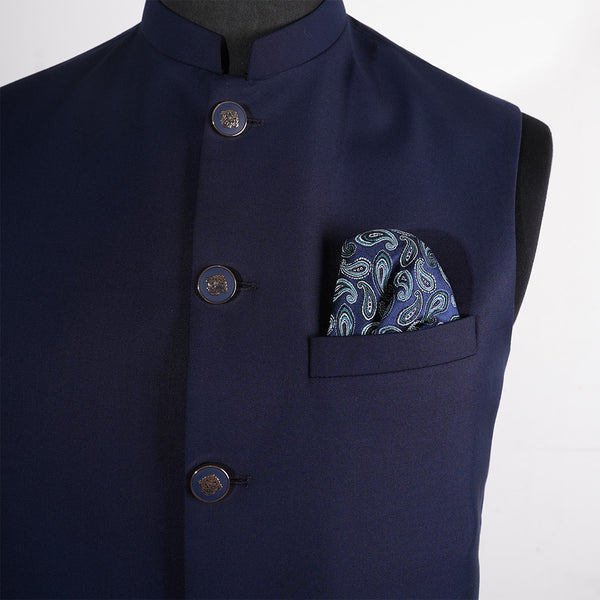 Gravity Men WaistCoat Blue