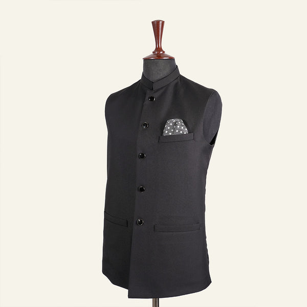 Gravity Men Waist Coat Black