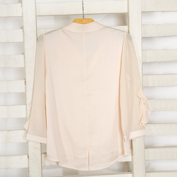 Women's Light Peach Casual Top