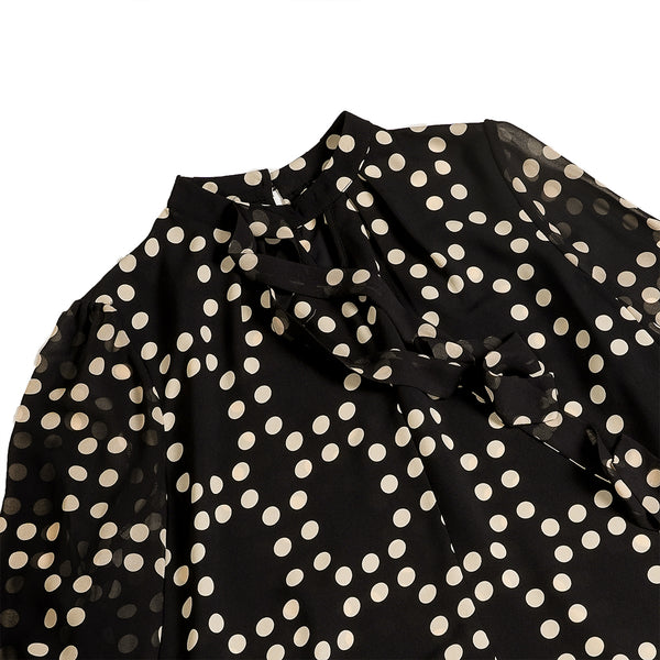 Black & Golden Casual Top