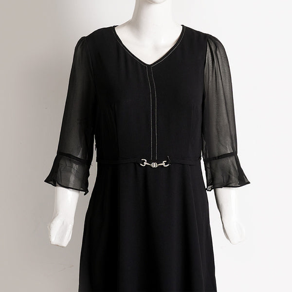Women's Black Frock