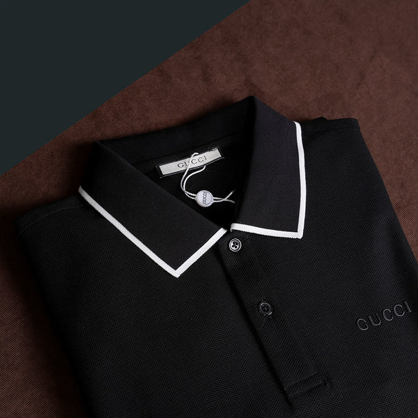 Gravity Black Polo T-Shirt