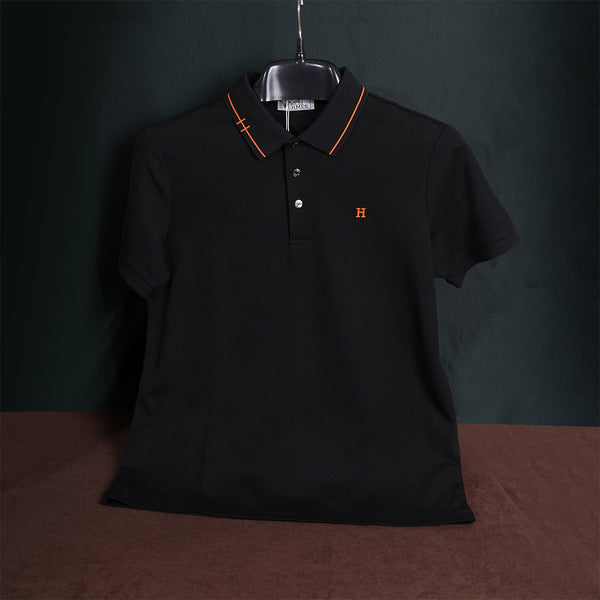 Gravity Black Polo T-Shirt