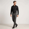 Gravity Men Dress Shirt Black
