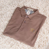 Gravity Men's Light Brown Polo T-Shirt