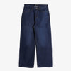 Women's Wide Leg Dark Blue Jeans