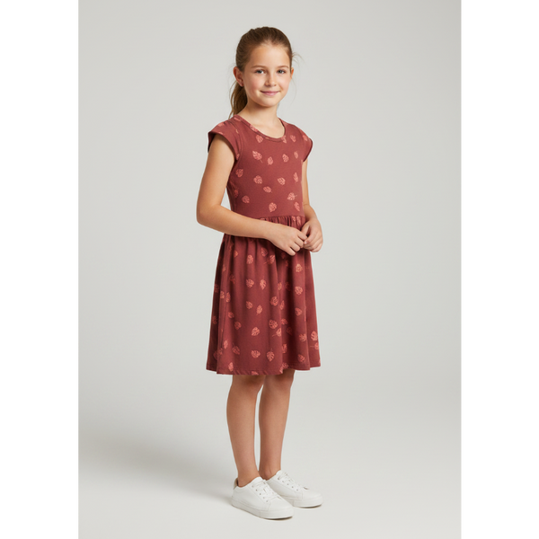 Girls Red Frock