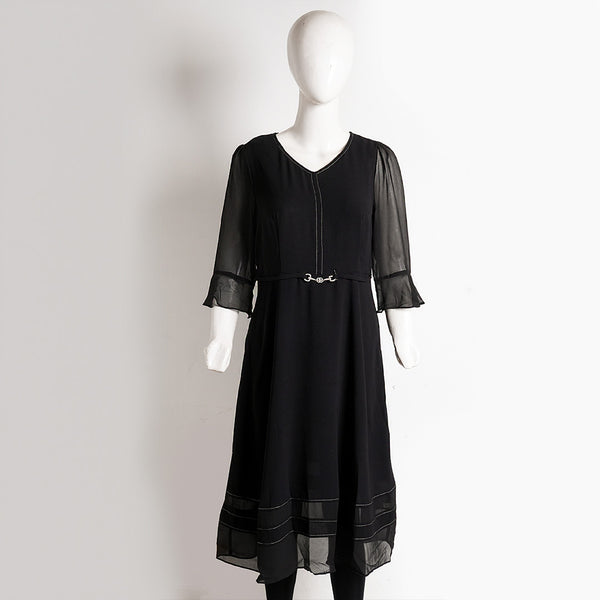 Women's Black Frock