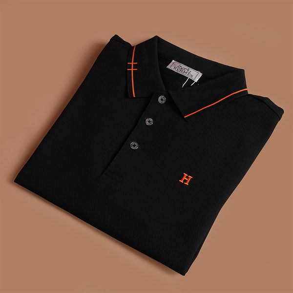 Gravity Black Polo T-Shirt