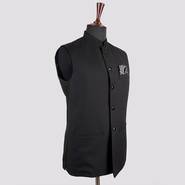 Gravity Men Waist Coat Black