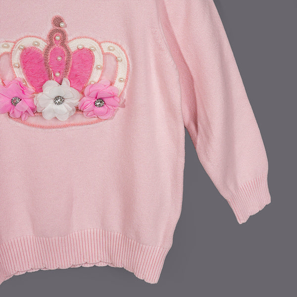 Baby Pink Crown Shirt for kids