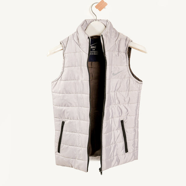 Boys Jacket Sleeveless Off White