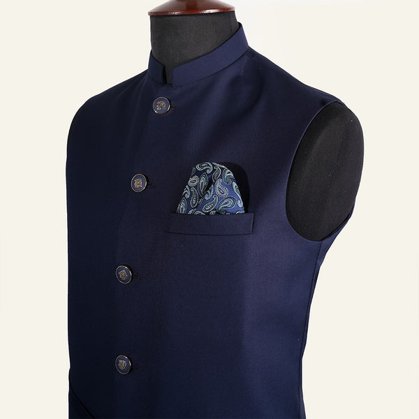 Gravity Men WaistCoat Blue
