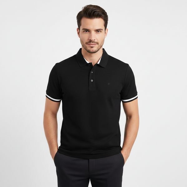 Gravity Black Polo T-Shirt