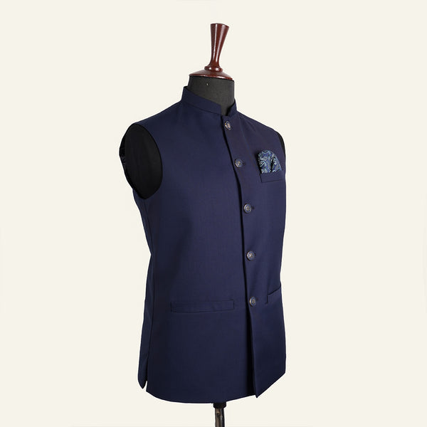 Gravity Men WaistCoat Blue