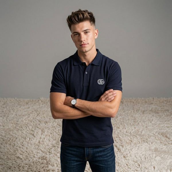 Gravity Men's Blue Polo T-Shirt