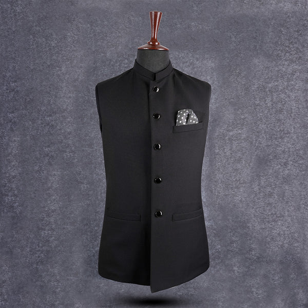 Gravity Men Waist Coat Black