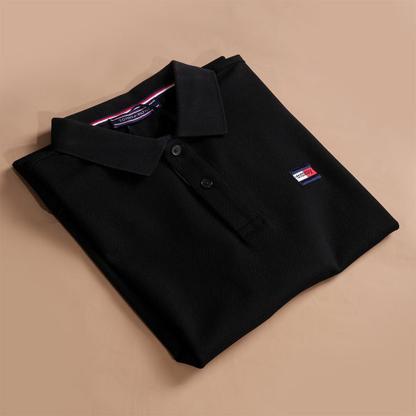 Gravity Black Polo T-Shirt