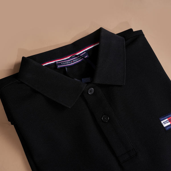 Gravity Black Polo T-Shirt