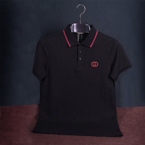 Gravity Black Polo T-Shirt