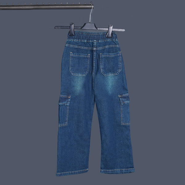 Girls Dark Blue Jeans