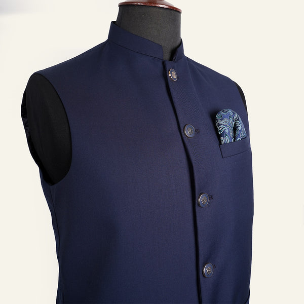 Gravity Men WaistCoat Blue