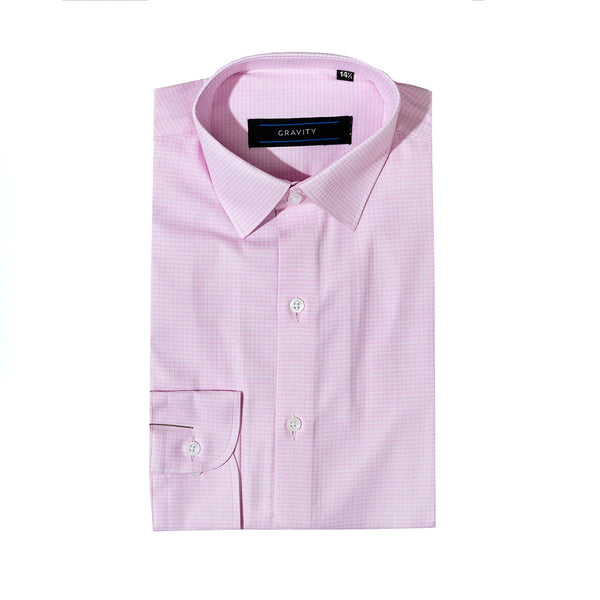 Gravity Men Dress Shirt Light Purple